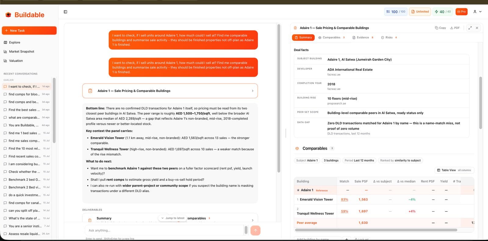 Buildable — AI Real Estate Analysis